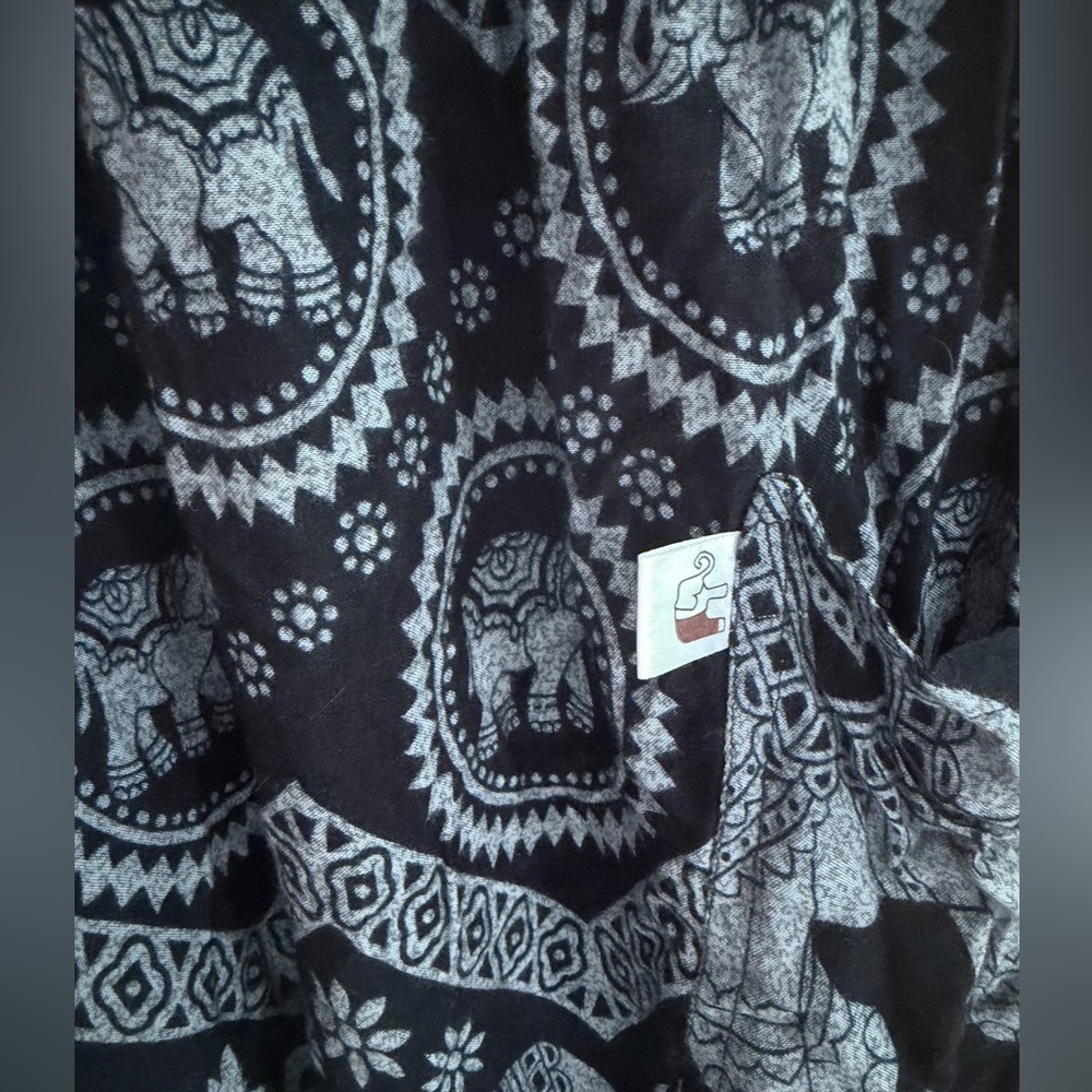 ❤️Bohemian Rayon Elephant Pants Dark Blue Cobalt
